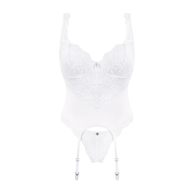 Obsessive Amor Blanco corset & thong white