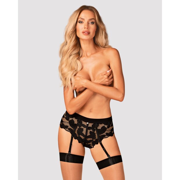 Obsessive Editya garter panties black