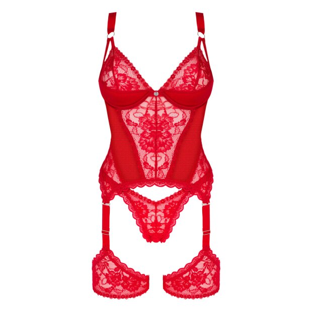 Obsessive Belovya corset & thong red