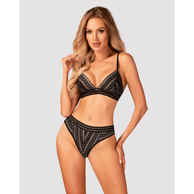 Obsessive Natilya 2pcs set black