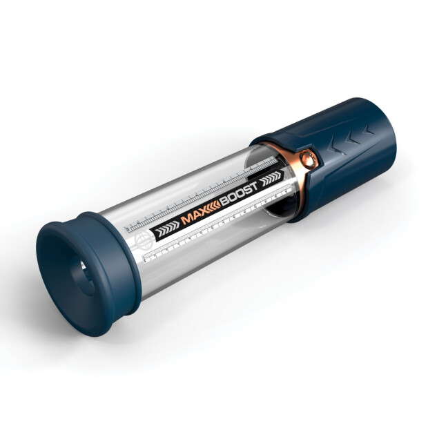 Pipedream Max Boost Blue Penis Pumpe Blau 28,6 cm ⌀ 5,1 cm