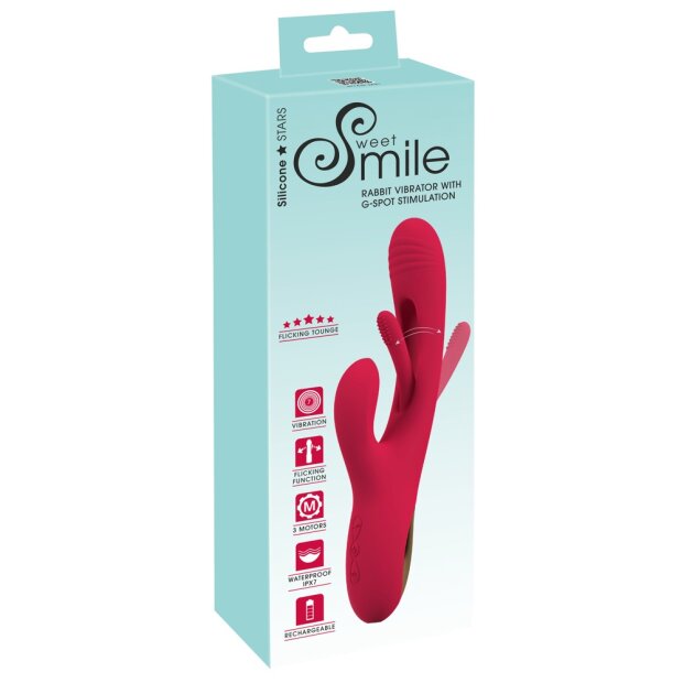 Sweet Smile Rabbit Vibrator with G-Spot stimulation