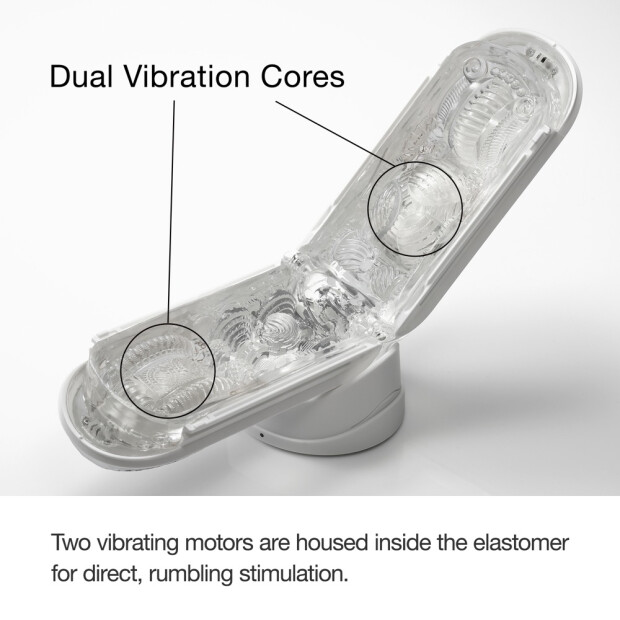 TENGA Flip Zero Gravity White Vibro-Masturbator