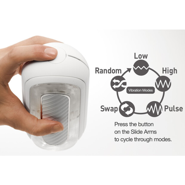 TENGA Flip Zero Gravity White Vibro-Masturbator