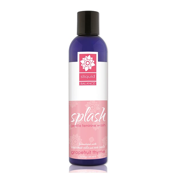 Sliquid Balance Splash Unscented Grapefruit Thyme Intimate Shower Gel 255 ml