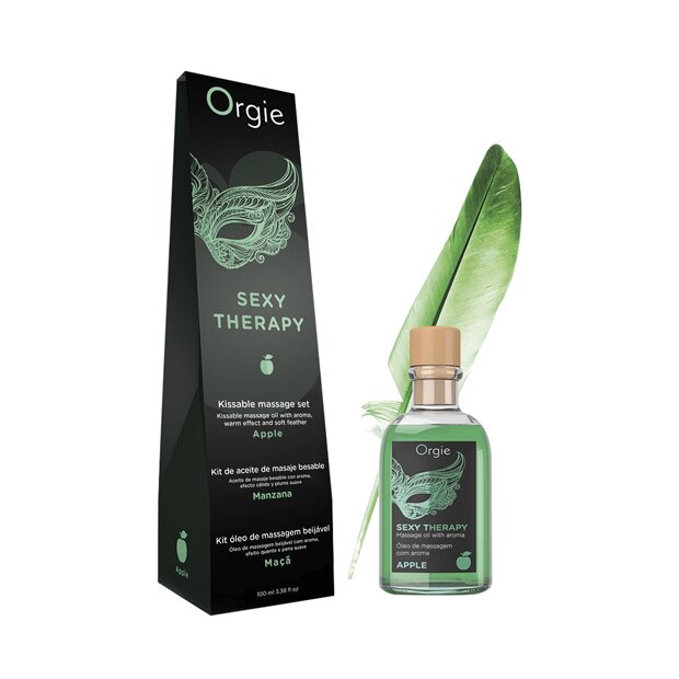 Orgie huile de massage pour sexe oral parfum pomme 100 ml