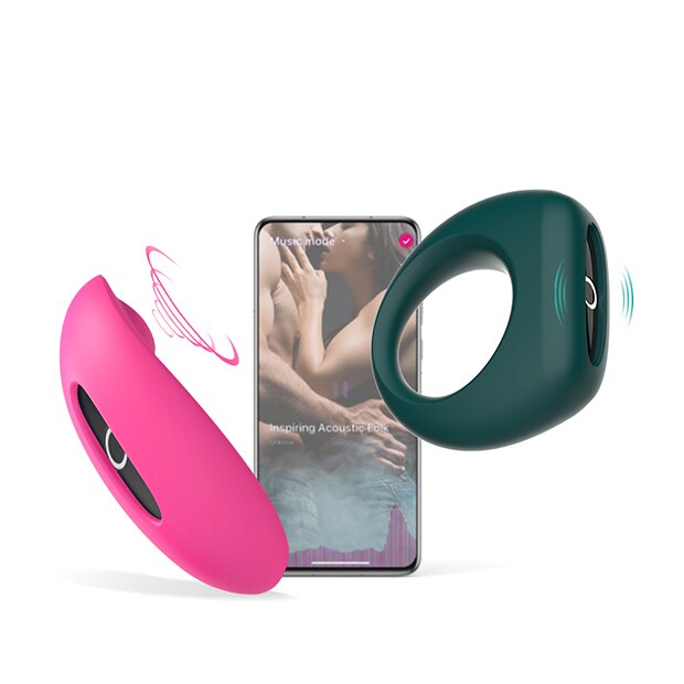 Magic Motion Magic Candy Dante Kit II Paarvibrator Mehrfarbig 7,9 cm