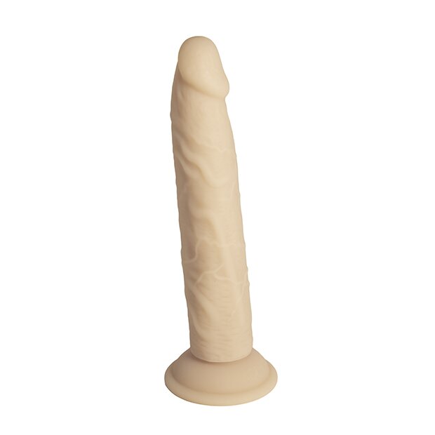 Naked Addiction Silicone Bendable Dual Density Dildo Beige 22,8 cm
