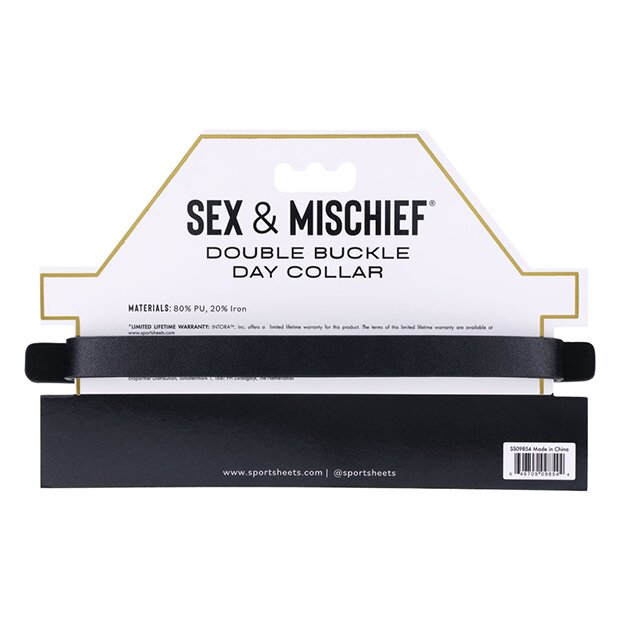 Sportsheets - Sex & Mischief Double Buckle Day Collar