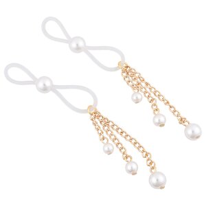 Sportsheets Sex Mischief Pearl Nipple Ties Klemmen Gold