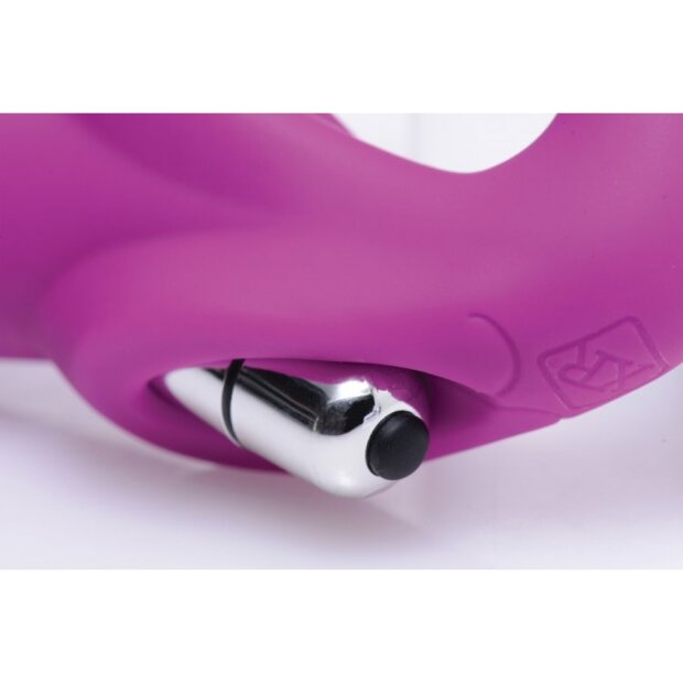 XR Brands Evoke Vibrating Strap On Lila 24,1 cm ⌀ 3,8 cm