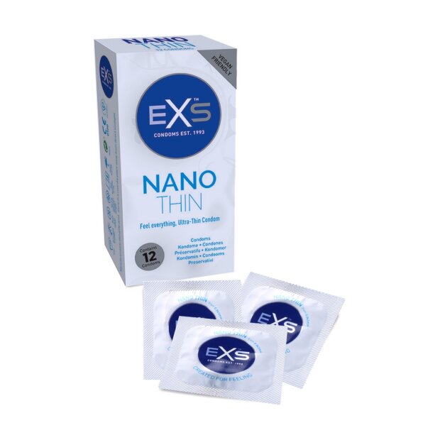 EXS Nano Thin - Condoms - 12 Pieces