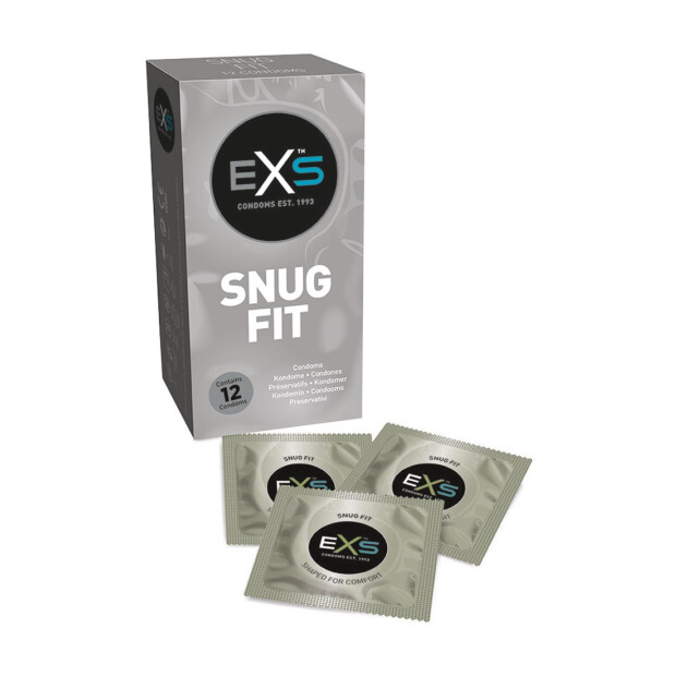EXS Snug Fit - Condoms - 12 Pieces