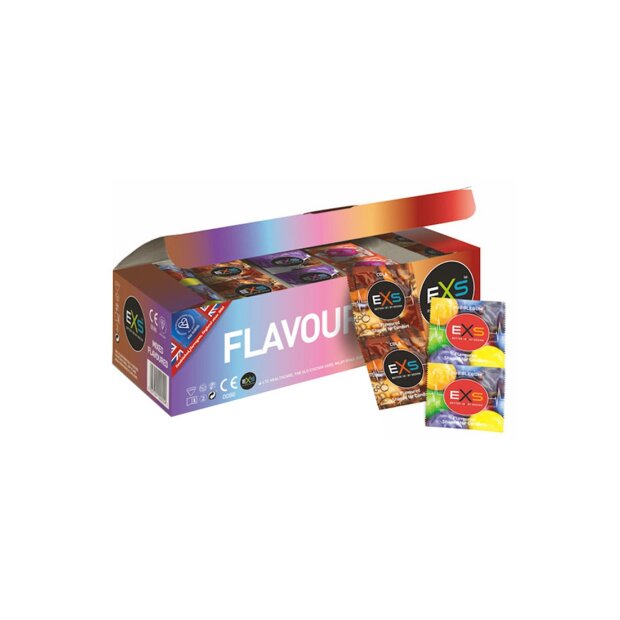 EXS Mixed Flavors - Condoms - 144 Pieces
