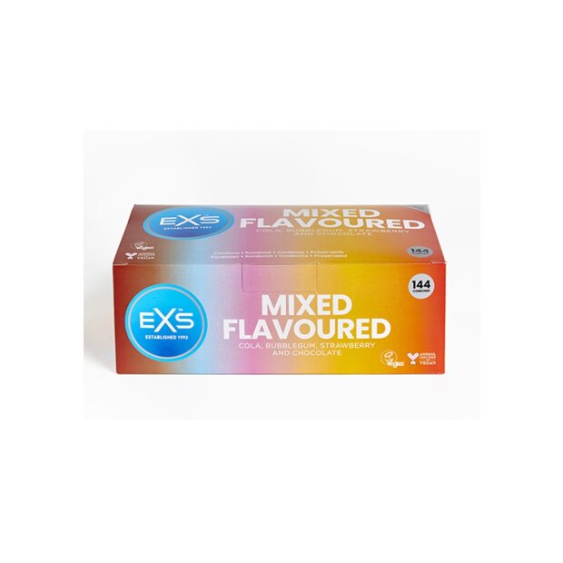 EXS Mixed Flavors - Condoms - 144 Pieces