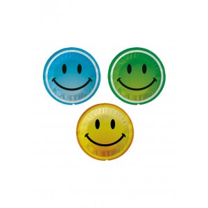 EXS Smiley Face Regular - Condoms - 100 Pieces