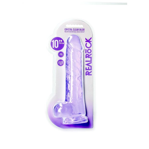 RealRock Realistic Dildo Lila 28 cm