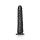 RealRock Slim Realistic Dildo Schwarz 18 cm