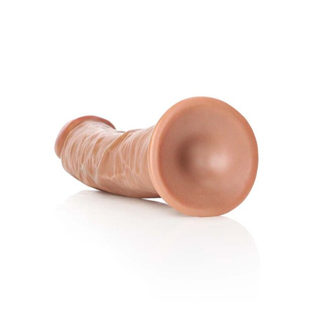 RealRock Curved Realistic Dildo Hellbraun 25,5 cm