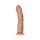 RealRock Curved Realistic Dildo Hellbraun 25,5 cm