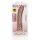 RealRock Curved Realistic Dildo Hellbraun 25,5 cm