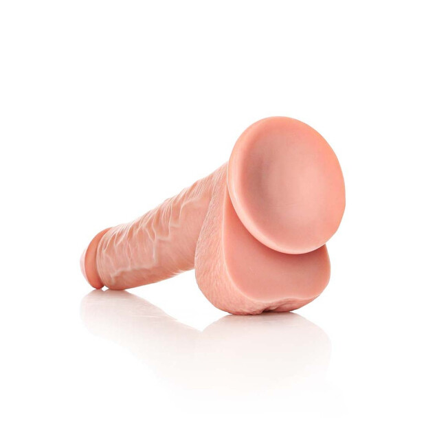 Straight Realistic Dildo with Balls and Suction Cup - 12" / 30,5 cm