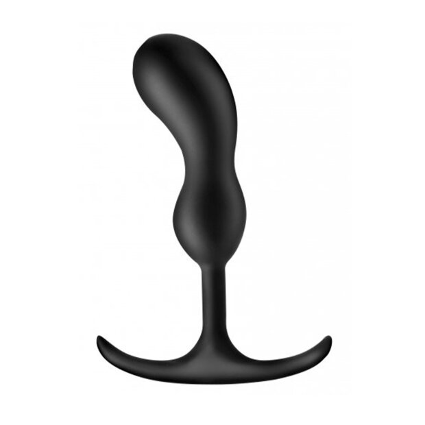 XR Brands Premium Prostate Plug Small Prostatamassager Schwarz ⌀ 3,3 cm