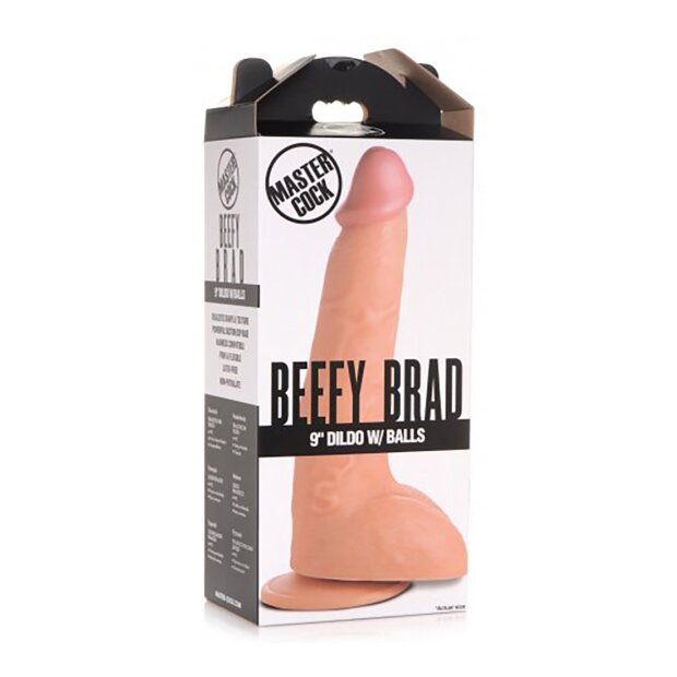 XR Brands Beefy Brad Dildo Beige 24,3 cm