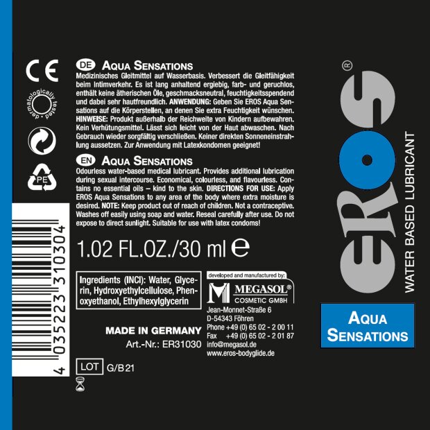 Kiotos EROS Aqua Sensations 30ml