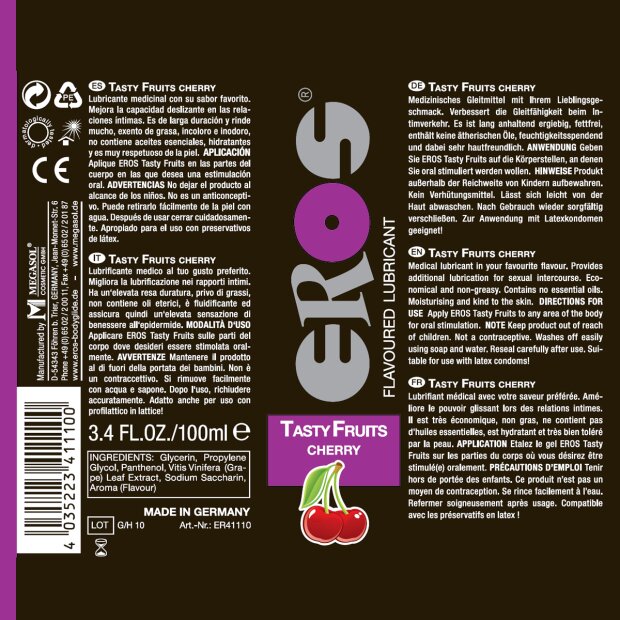 EROS Tasty Fruits - Cherry 100ml