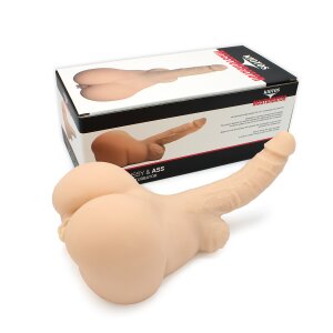 Kiotos Masturbator Dildo Pussy Ass 2-in-1 Torso Masturbator