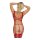 Magic Silk - Seamless Body Stocking and G-Set - One Size - Red