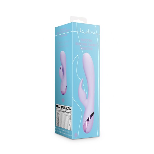 Loveline Rabbit Vibrator mit Klitorisstimulation Lila 20 cm
