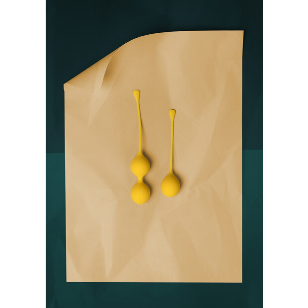 Loveline Kit dentraînement pour fond de piscine en silicone jaune