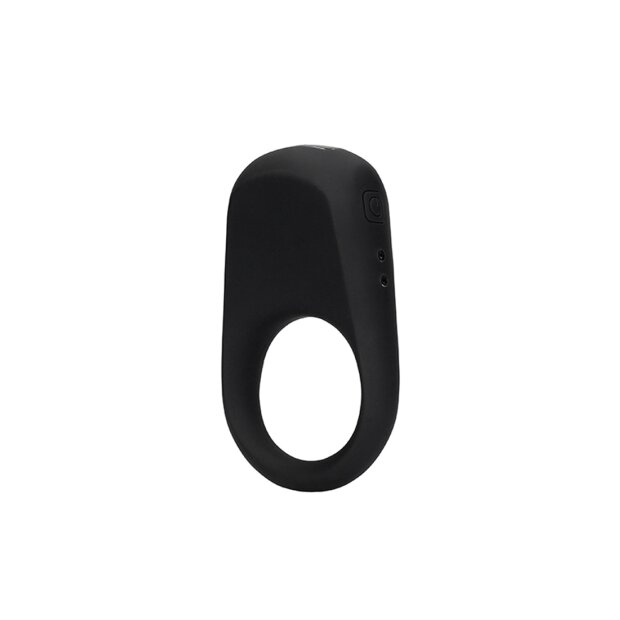 Loveline Vibrating Penis Ring Licorice Black