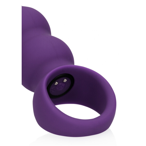 Loveline Tropfenförmiger Anal Vibrator Lila 16,6 cm ⌀ 3,6 cm