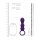 Loveline Tropfenförmiger Anal Vibrator Lila 16,6 cm ⌀ 3,6 cm