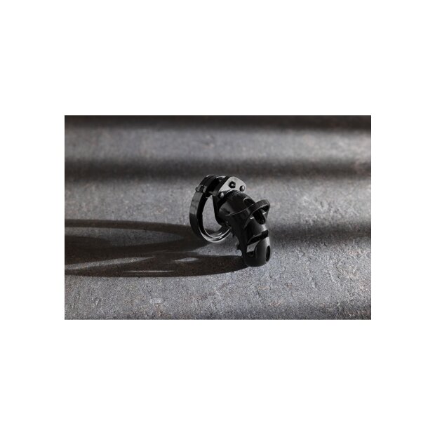 ManCage modèle 25 cage de chasteté noir 9 cm