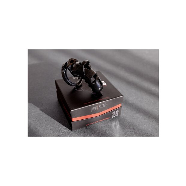 ManCage Modell 26 Keuschheitskäfig schwarz 11,5 cm