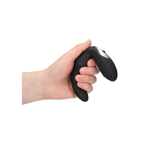 Shots - Ouch! Vibro Prostata-Massagegerät Prostatamassager Schwarz ⌀ 3,4 cm