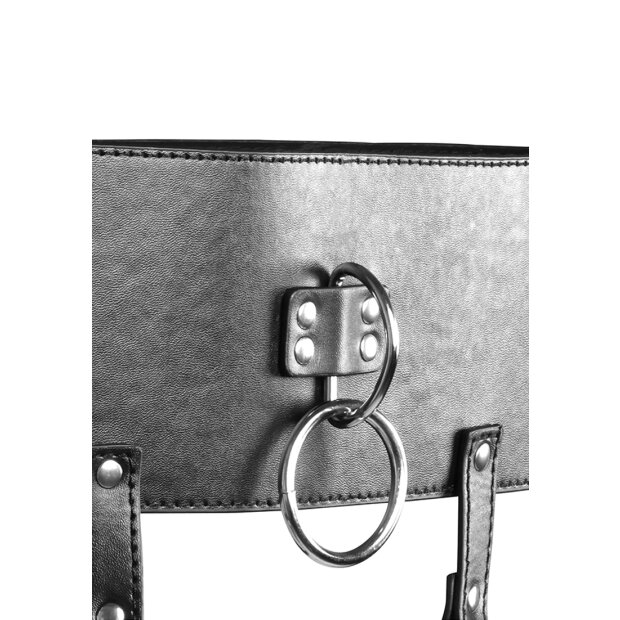 Shots Gürtel mit Wandvibratorhalterung schwarz