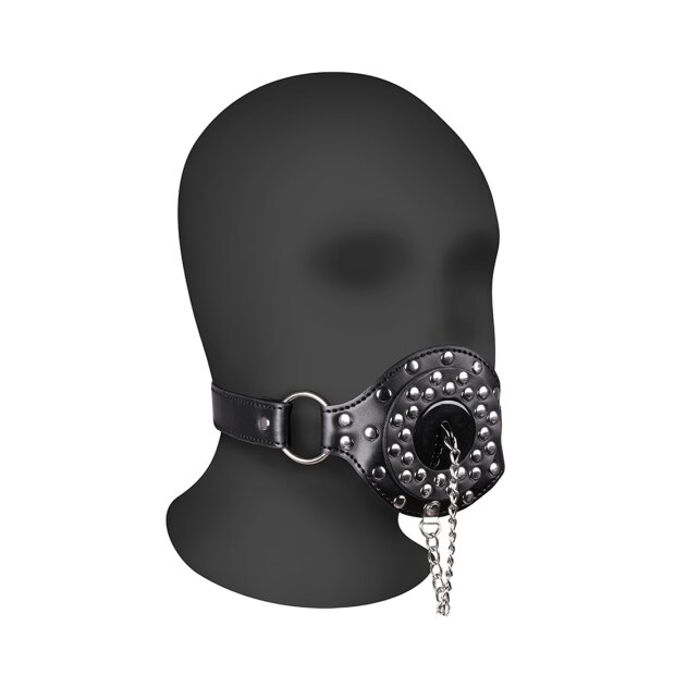 Shots Open mouth gag with black stopper
