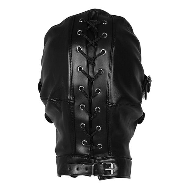 Shots Maske mit verbundenen Augen und atmungsaktivem Ballknebel schwarz