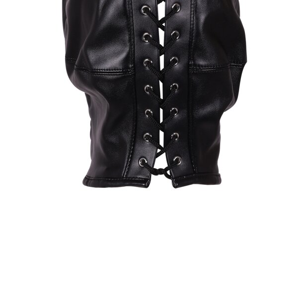 Shots Bondage-Maske mit Reißverschluss schwarz