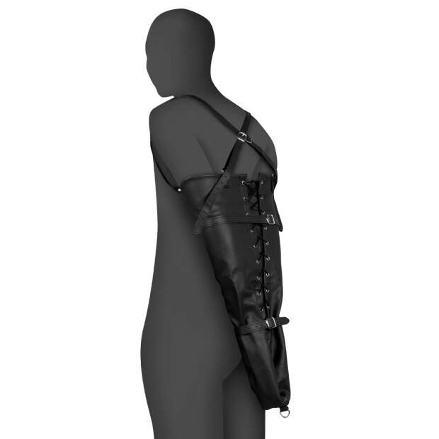 Shots Armfessel mit Schnürung schwarz