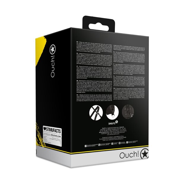 Shots Armfessel mit Schnürung schwarz