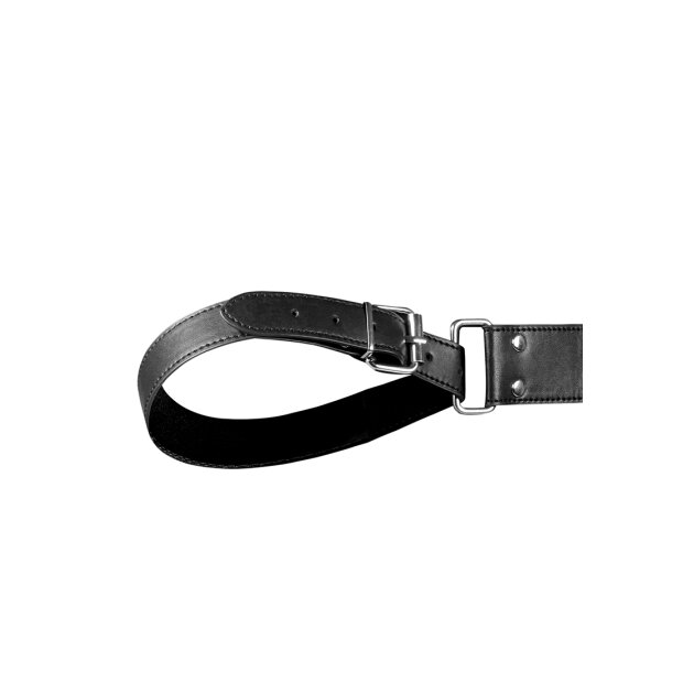 Shots harnais dorsal avec menottes de bras noir