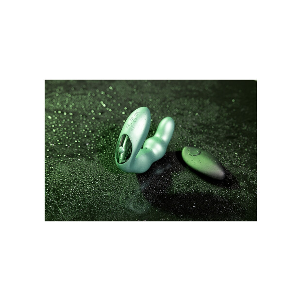 Shots - Ouch! Gebogenes Vibro Prostata Massagegerät Grün ⌀ 3,4 cm