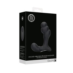 Shots Vibro Prostate Massager with Remote Control Black