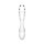 Dazzling Crystal 1 - Glass Dildo - Transparent